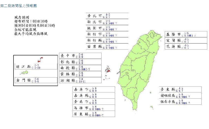 不斷更新／明天（4日）還停班停課？台北、高雄等「7個縣市」8點宣布　4日颱風假一次看