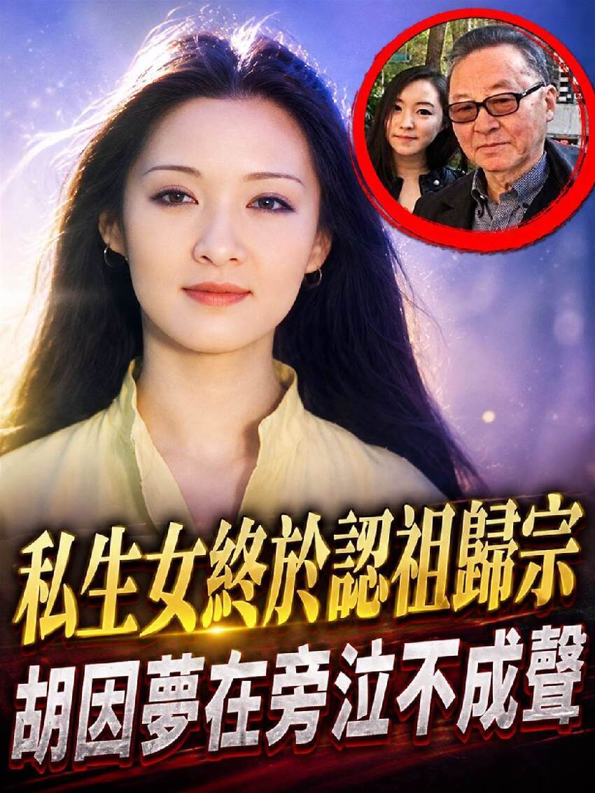 認祖歸宗！胡因夢手持NDA宣佈生父，萬萬沒想到竟然是他？私生女當場泣不成聲