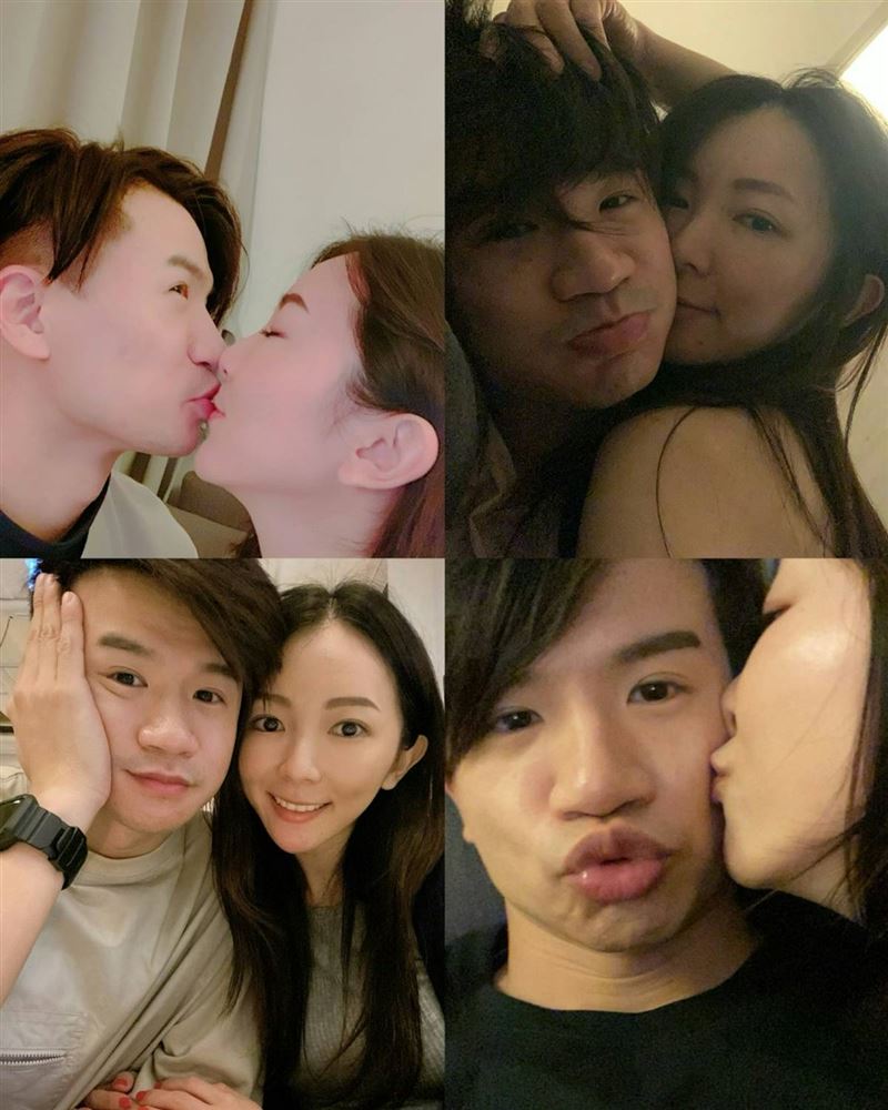 港星親密照瘋傳！女友突曬36張合影「半裸親吻照」曝光　本人回應了