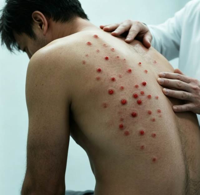 妻子懷疑丈夫出軌！發現丈夫身上驚現粉色「蟲卵」醫生檢查後大驚：這不是蟲卵，快報警！