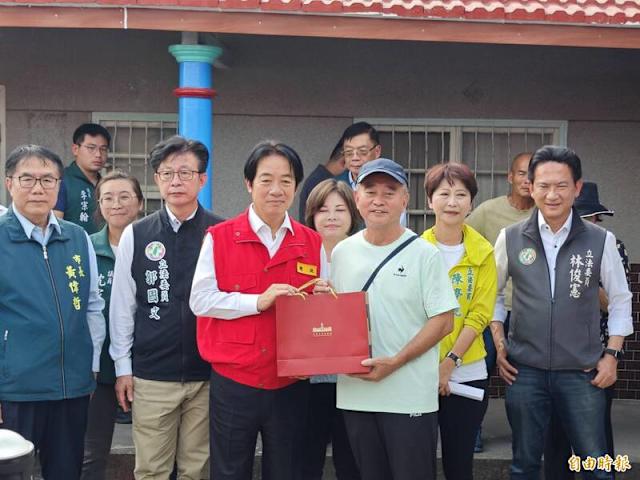 赴台南視察風災復建 賴清德：捷運藍線明年動土