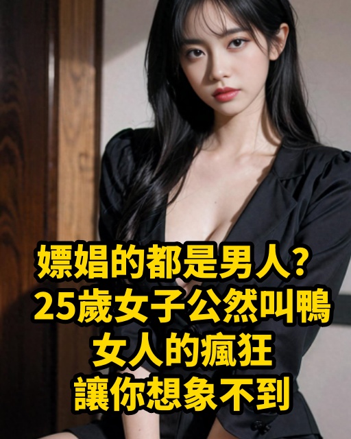 嫖娼的都是男人？25歲女子公然叫鴨，女人的瘋狂讓你想象不到