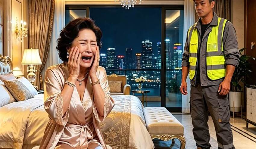 臺東56歲獨居富婆，花千萬包養24歲工地小夥，同居第一夜，她當場崩潰大哭！