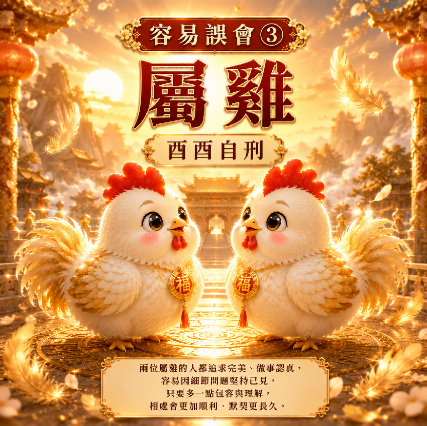 屬雞人！這3個生肖 相處真的不容易！
