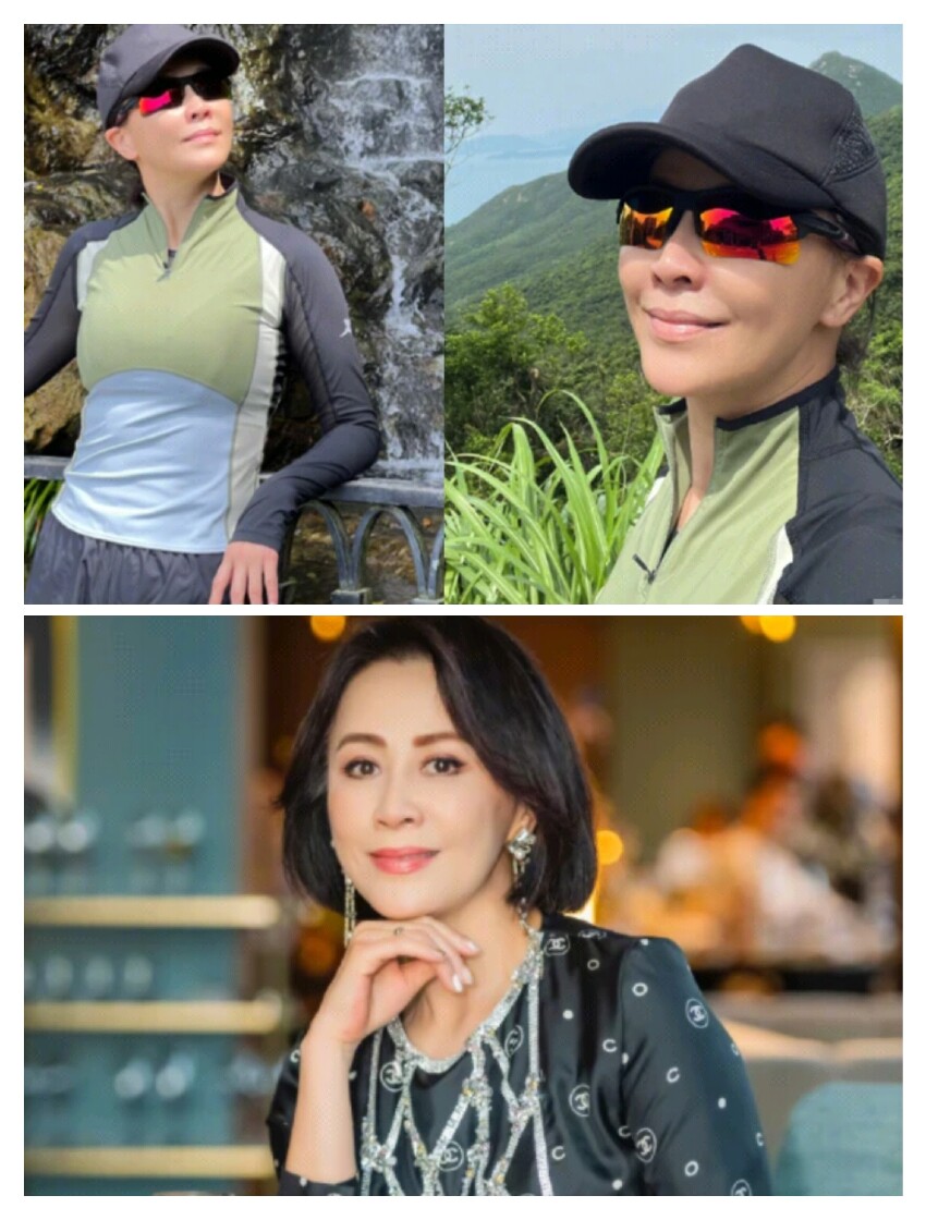 56歲劉嘉玲不化妝素顏晨跑，穿百元運動鞋接地氣！網讃：不服老不行啊