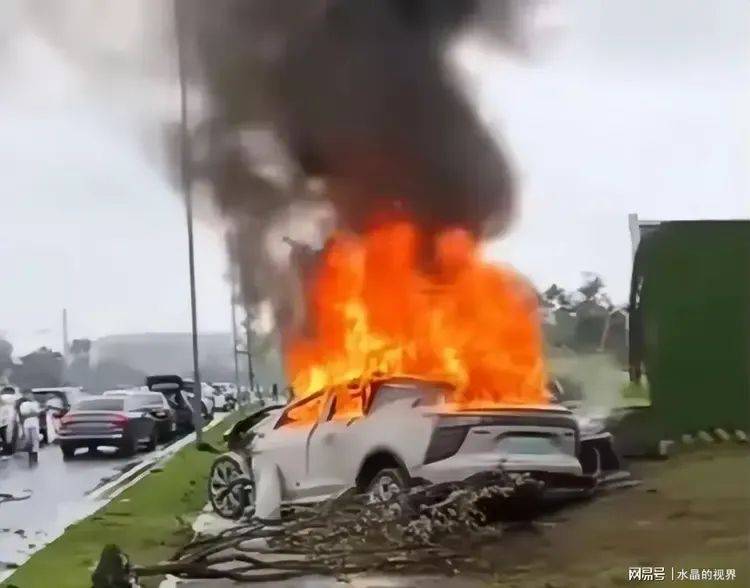 成都四人被活活燒死在電車內，車主很漂亮，車門斷電打不開