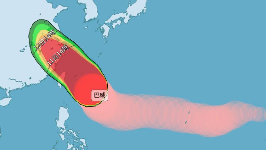 快訊／巴威又轉向「最新路徑曝」！李富城：就是一場大雨而已