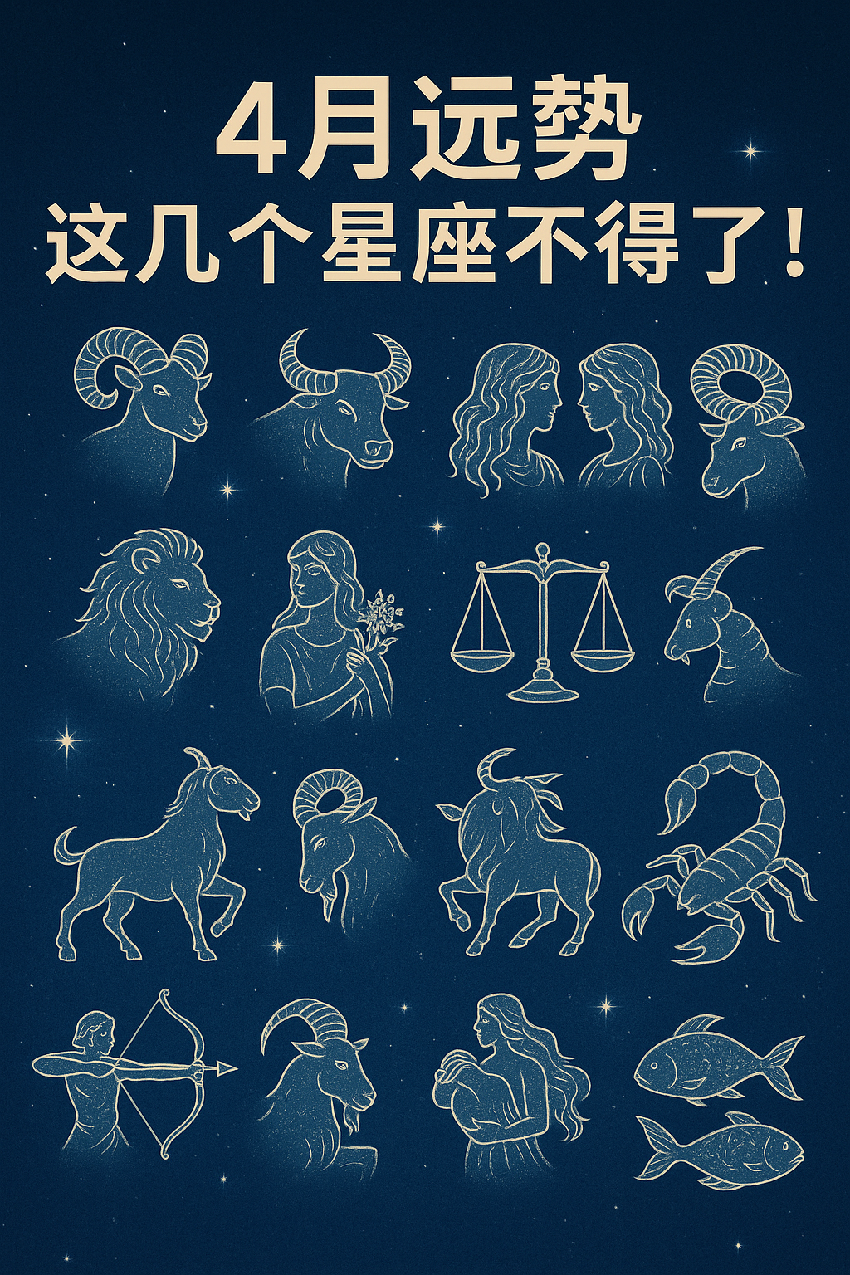 星座月運|四月,是改變命運的起點