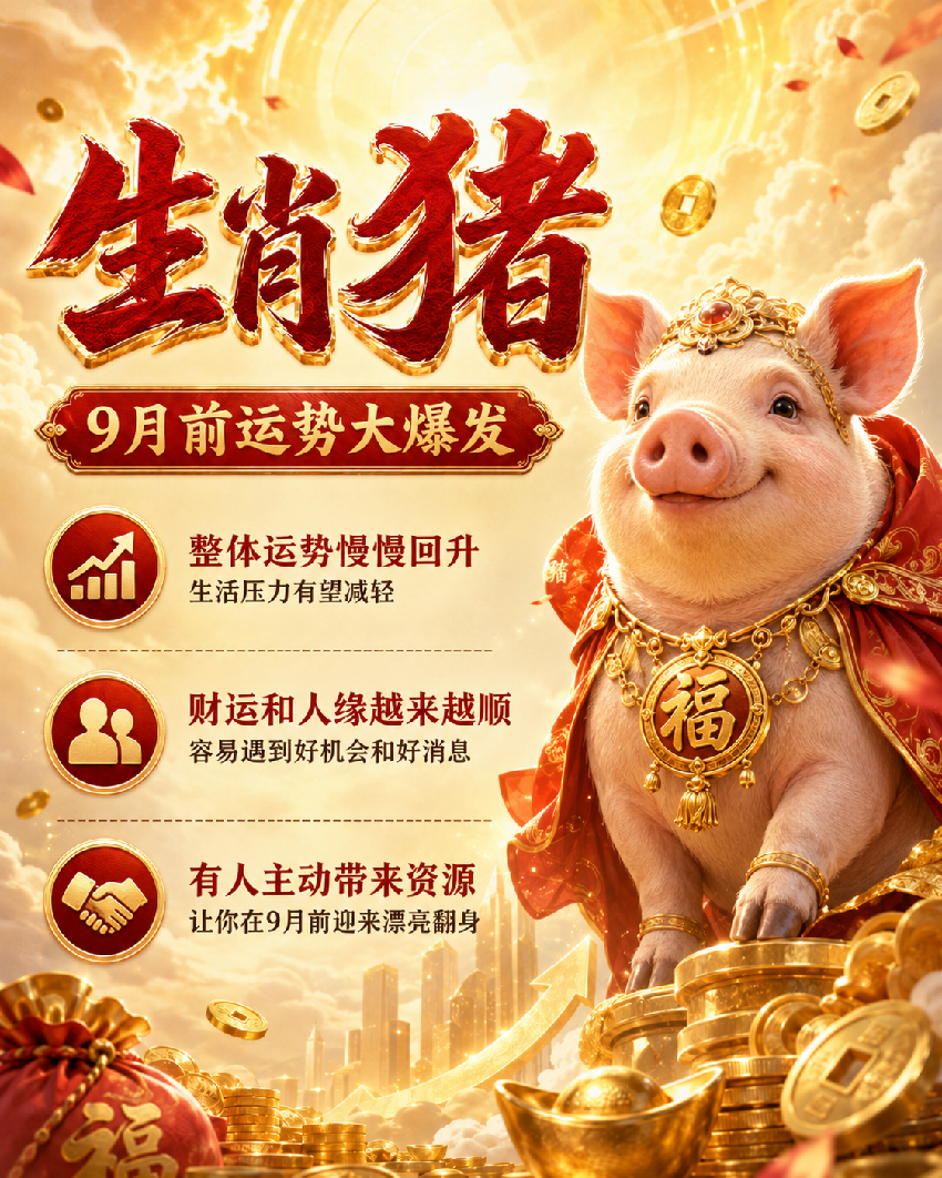熬出頭了！9月前這幾個生肖強勢翻身，橫財、貴人一起到！