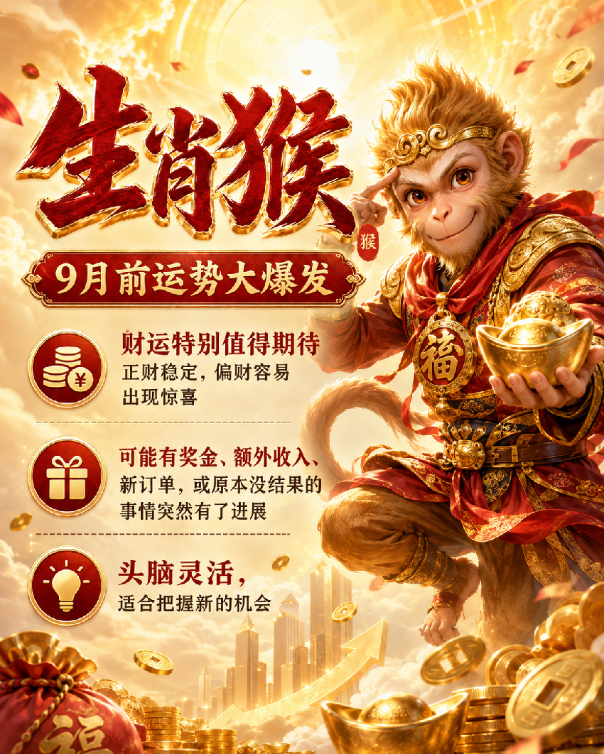 熬出頭了！9月前這幾個生肖強勢翻身，橫財、貴人一起到！