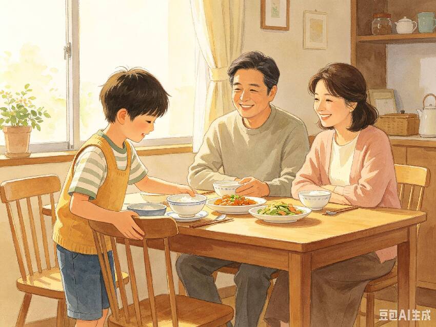 一個孩子長大後會不會孝順：多看人格，少看性格；多看情感，少看物質；多看態度，少看錶現……