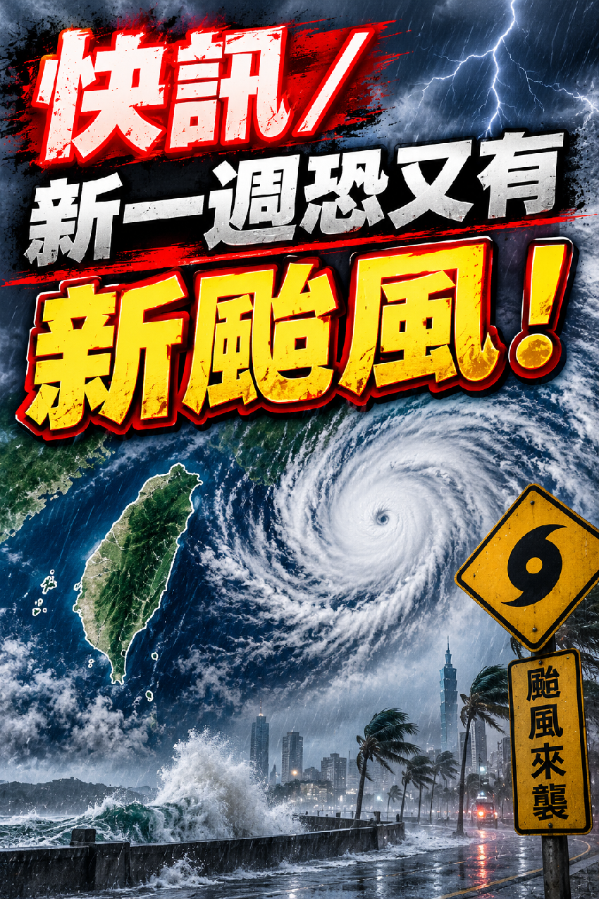 快訊／新一週恐又有新颱風！