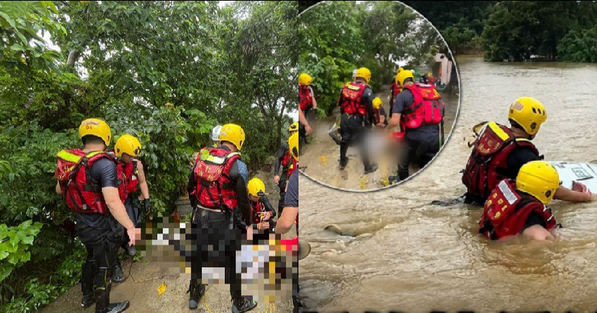 新竹真的被滅村了？BMW遭洪水一口吞沒，49歲女逃不出車內慘死…