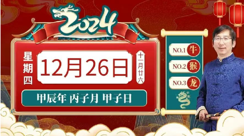 12月26日十二生肖【每日老黃曆】