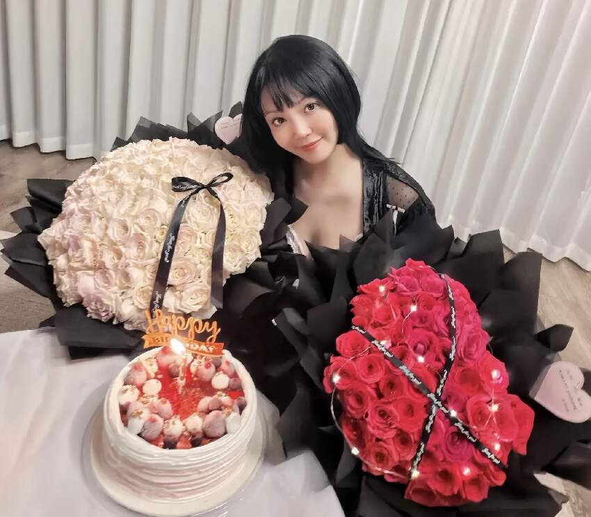 TVB女藝人麥皓兒遺憾分手,結束長達10年姐弟戀,桃花運旺禮物收不停