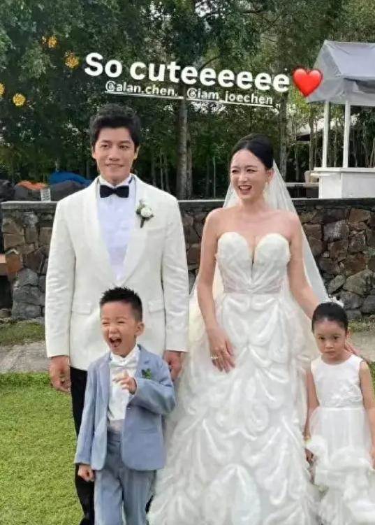 陳喬恩婚禮的「花童」，竟然是安以軒的女兒和明道的兒子，網友直呼：好可愛啊！