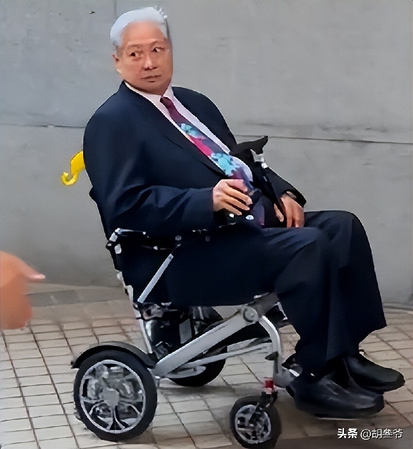洪金寶坐輪椅現身藝術館！10多名保鏢跟著，老婆像極古裝劇里被人伺候的貴妃