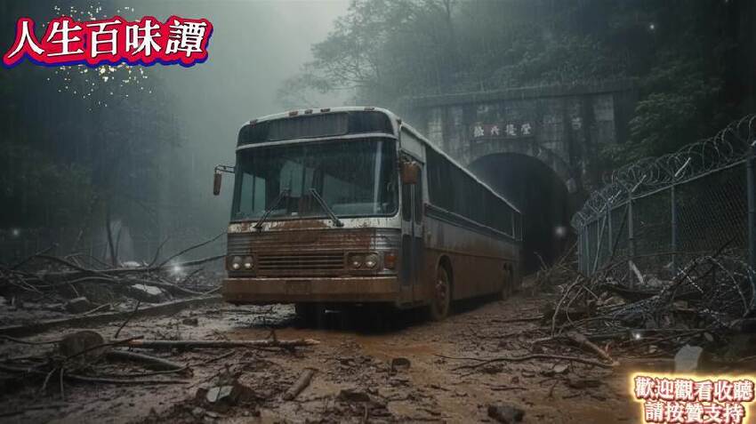 消失了整整25年的「國光號客運」，突然沖出舊隧道，撬開車門後，全場瞬間頭皮發麻！