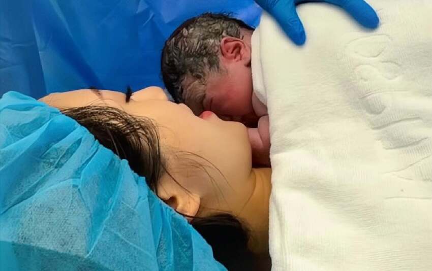 前TVB女星公開剖腹生子過程，奢華產房配客廳廚房，富豪丈夫全程暖心陪產