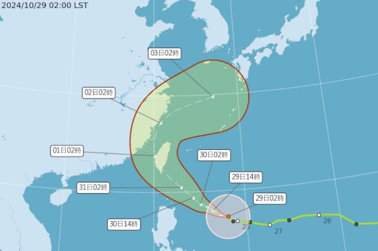 快訊／最新風雨預測出爐！17縣市恐達標「有機會放2天假」：雙北有兩個時段