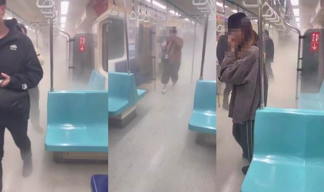 快訊／北捷板南線炸了！站內起火冒煙，450人逃竄如世界末日