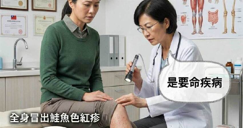 發燒畏寒一個月！南投37歲女子「全身狂冒紅疹」大崩潰，一查竟是要命疾病「只盼和平共處」