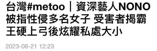 大快人心！NONO終於被逮捕！性. 騷細節讓人毛骨悚然，朱海君痛哭抖出2人婚姻內幕