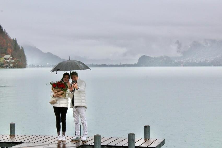 香港女星在瑞士《愛的迫降》取景地被求婚！疑小三上位曾被正宮罵