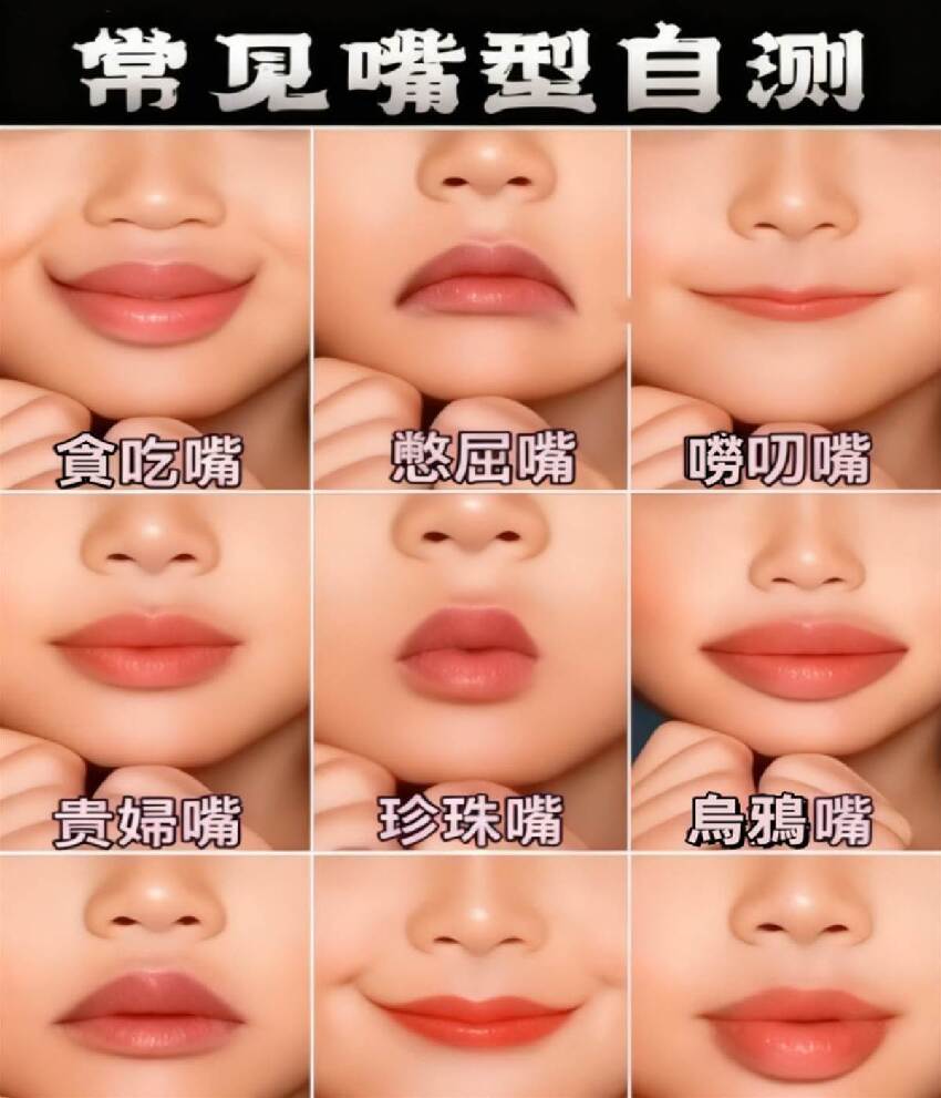唇型決定命運，不是迷信！9大唇形全解析：擁有「這形唇」的人天生富貴命