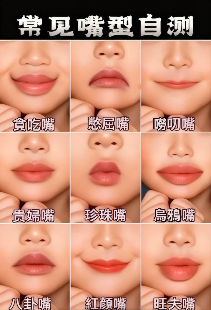 唇型決定命運，不是迷信！9大唇形全解析：擁有「這形唇」的人天生富貴命