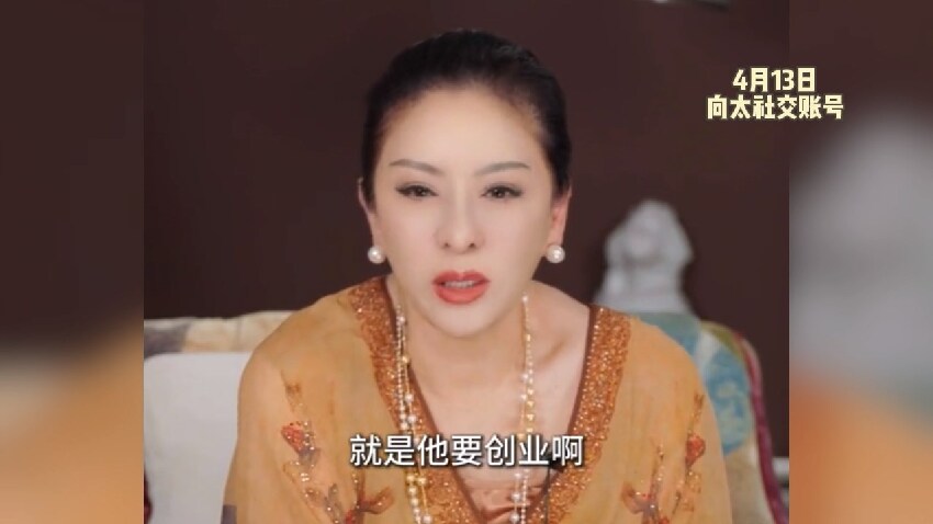 向太稱被向佑虧光幾百萬，控訴兒子心態扭曲，躺平等繼承百億家產