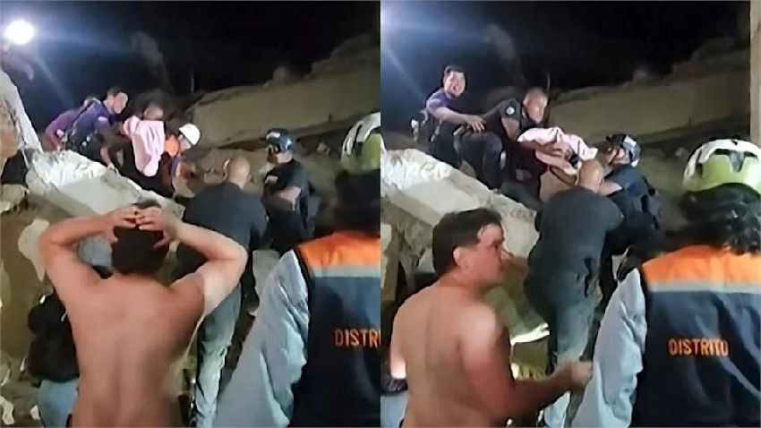 委內瑞拉強震奇迹！出生18天寶寶「受困32小時」獲救，這一幕讓無數人流下熱淚