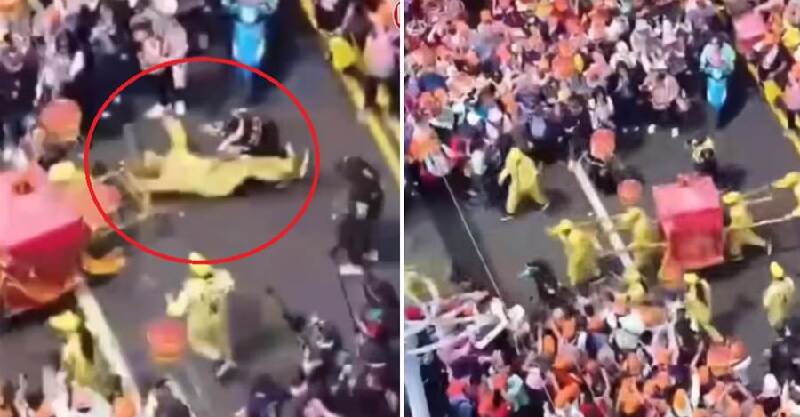 白沙屯媽祖「衝鎮瀾宮」轎班大哥慘摔，專家揭2種可能