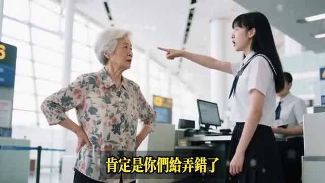飛機上大媽霸佔清大女學生頭等艙，遭拒後扇2耳光，女孩沒鬧飛機起飛10分鐘後，大媽嚇傻了！