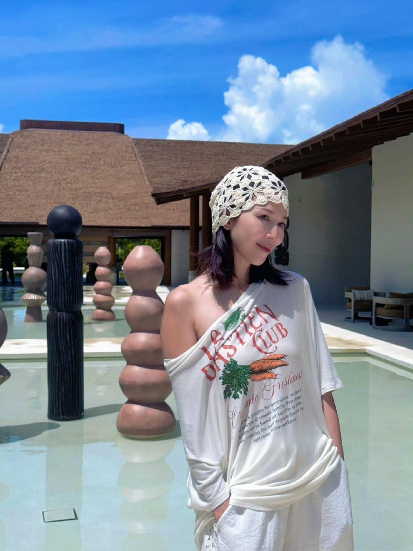 蔡少芬旅行照狀態好，張晉消瘦憔悴惹擔憂，去年曾因心臟問題險死