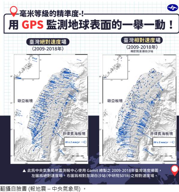 地震連連！台灣竟「真的偷偷移動」9年對比圖差很大，網驚：離對岸越來越遠