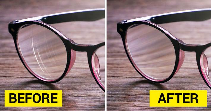 眼鏡用久了全是劃痕？教你簡單處理方法，鏡片比新買的還乾淨，早學會早受益