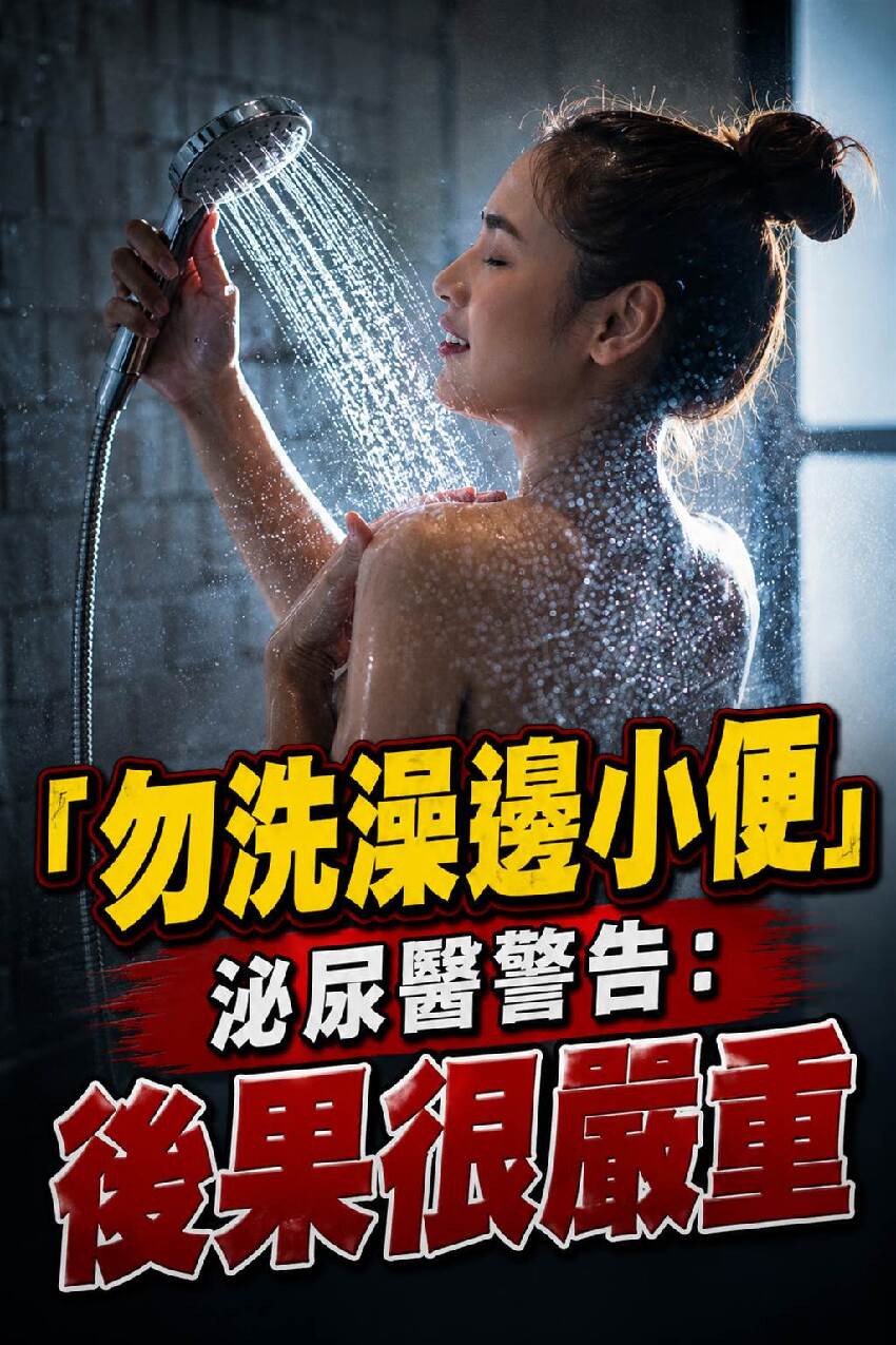 「勿洗澡邊小便」　泌尿醫警告：後果很嚴重