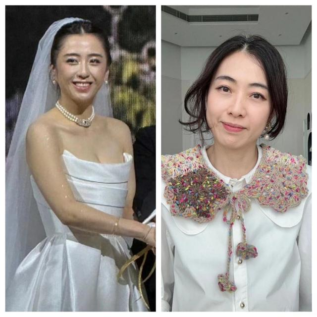 湯鎮業女兒大婚，撞臉劉鑾雄現任甘比，這類型的長相非富即貴啊！