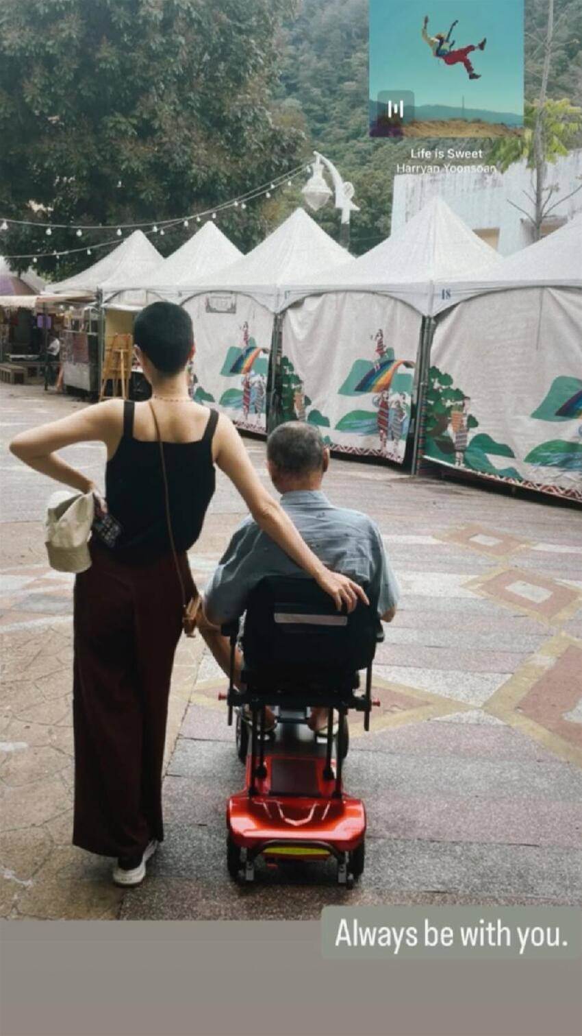 醫院驚見「台語歌后剃平頭」憔悴身影...她證實：「真的是我」