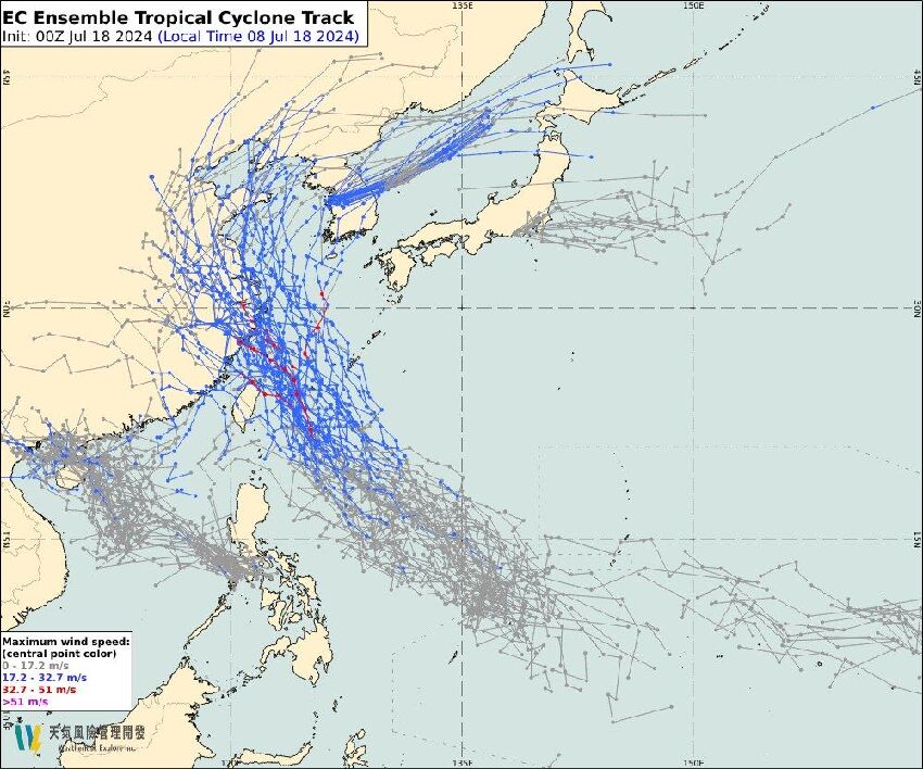 大迴轉北上！颱風恐「鬼切路過台灣」...專家示警：「下周連3天風雨最強！」