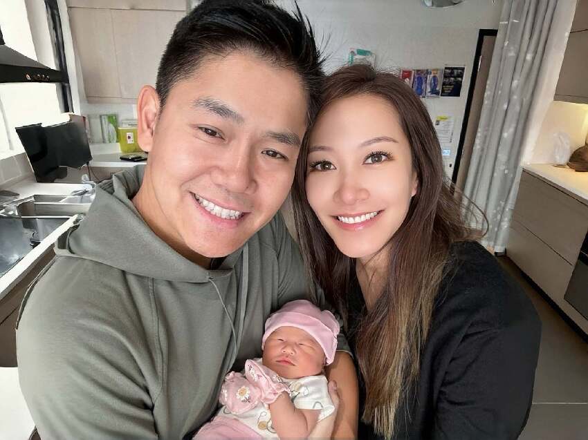 恭喜!前港姐季軍周美欣懷孕臨盆在即,穿三點式泳裝曬巨大孕肚