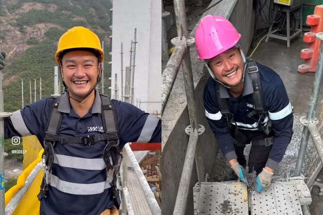 成功翻身！香港男星做地盤工一年開公司當老闆，帶搭架屆林峯接單