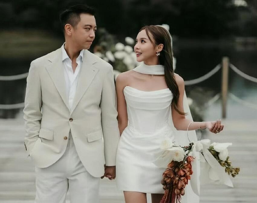 恭喜！TVB前知名女星正式結婚，戴十幾個黃金手鐲風光出嫁