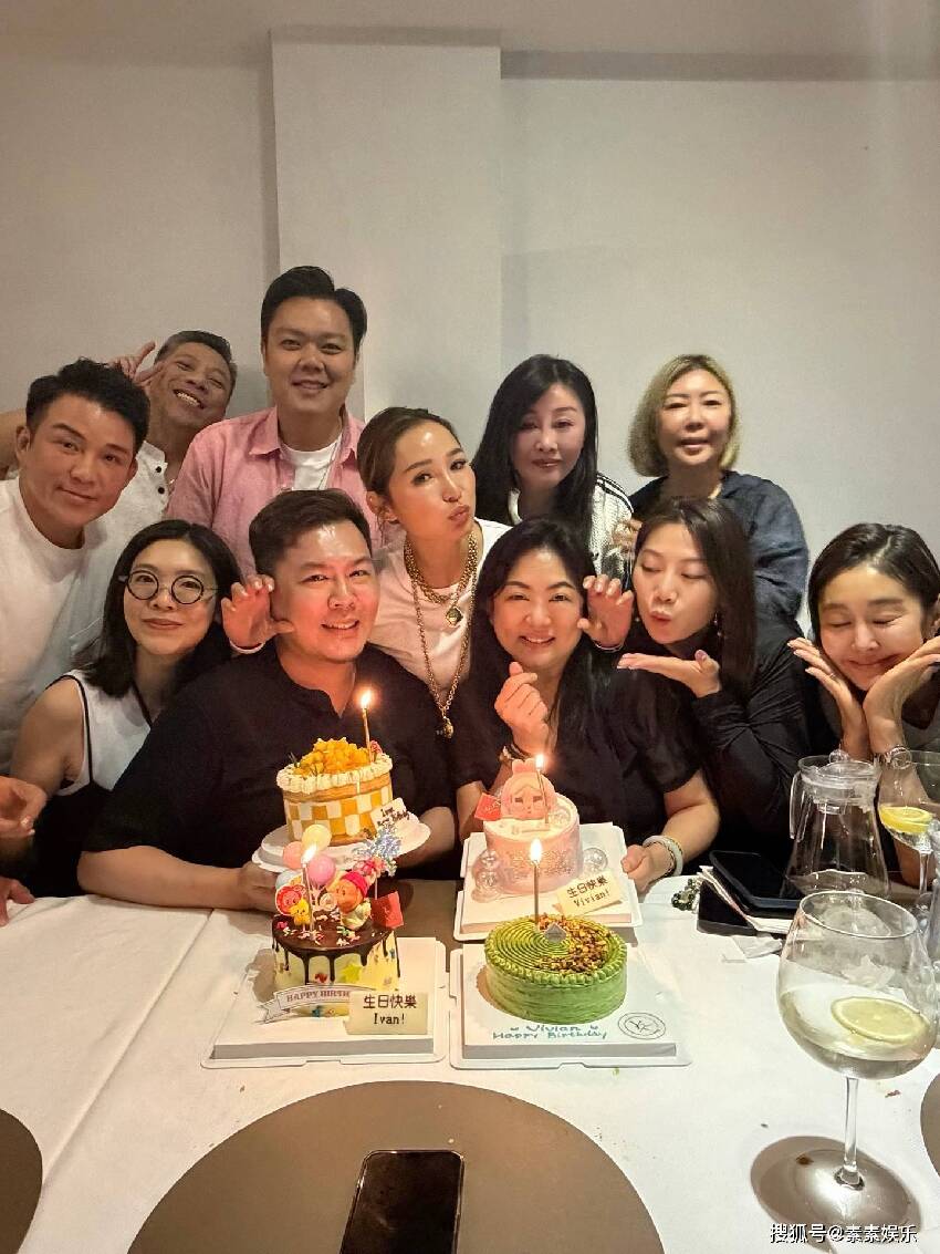 洗米華老婆回澳門，戴大金項鏈C位慶生，合影盡顯奢華富貴