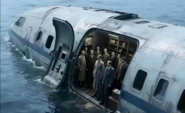 沉沒整整28年飛機，突然浮出海面，打開艙門，所有人都目瞪口呆...