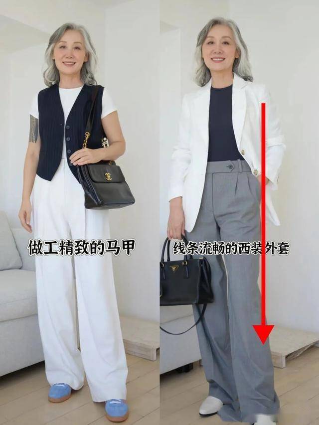 這是我見過最優雅的「素人奶奶」！白髮不染、不穿老年裝，真高級