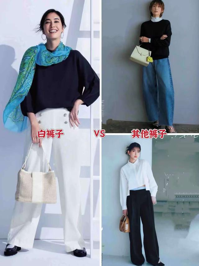 女人過了50歲，白褲子才是最減齡的打扮，記住「3穿3不穿」更高級