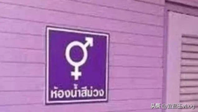 泰國旅遊上廁所，看到紫色標誌千萬別進，導遊：不聽的話會後悔哦！!