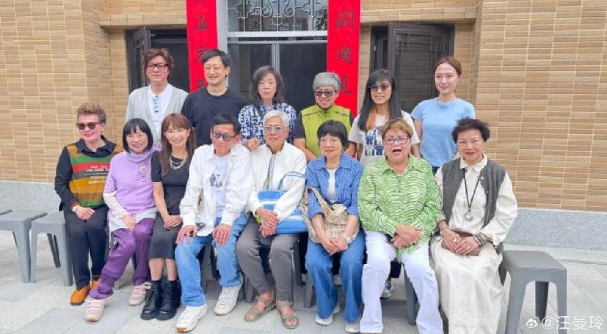 66歲陳玉蓮罕見現身，與米雪勞動節到禪院吃齋，65歲出家女星接待